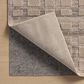 Amber Lewis x Loloi Monty 5"3" x 7"6" Pebble and Beige Area Rug, , large