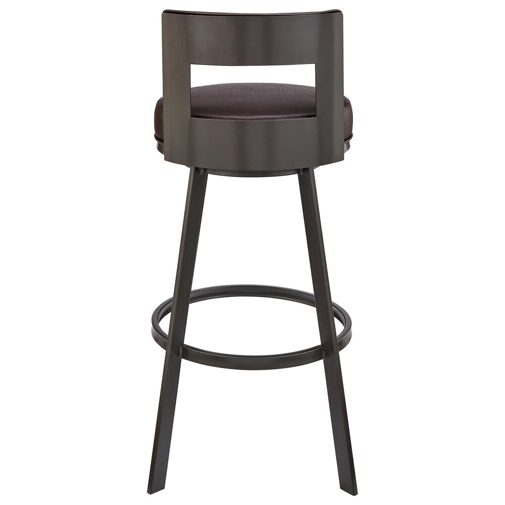 Blue River Flynn 30&quot; Swivel Bar Stool in Brown, , large