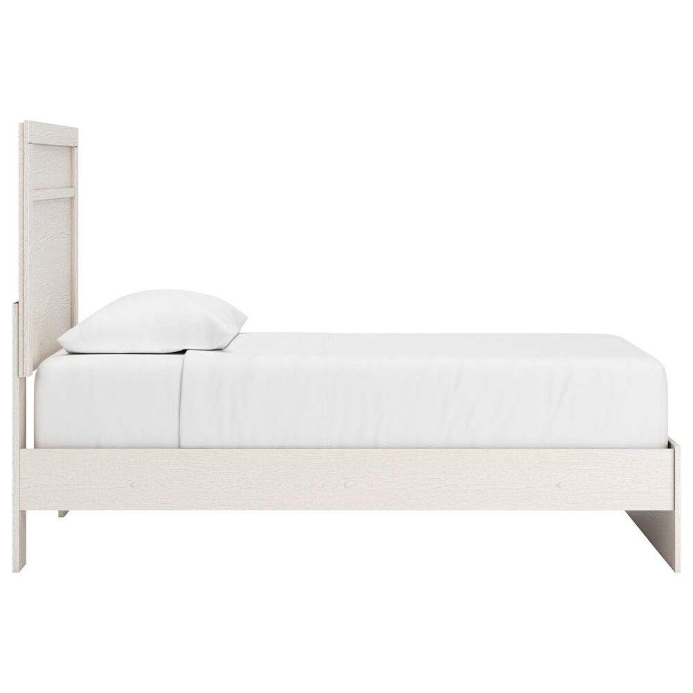 Ashley Stelsie Twin Panel Bed in White, , large