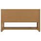 James Martin Malibu 60" Single Bathroom Vanity in Amber Birch with Single Hole 3 cm White Zeus Quartz Top and Rectangular Sink, , large