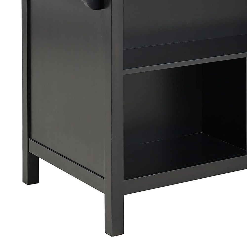 Furniture of America Albergo 3-Piece Bar Set in Black and White, , large