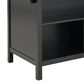 Furniture of America Albergo 3-Piece Bar Set in Black and White, , large