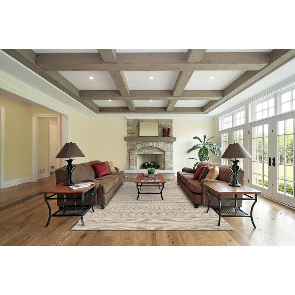 Radici USA Alleanza 6&#39; x 9&#39; Beige Area Rug, , large