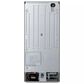 LG 17.5 Cu. Ft. Top Freezer Refrigerator in Print Proof Stainless Steel, , large