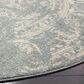 Safavieh Adirondack ADR101T-6R 6" x 6"  Slate/Ivory Round Rug, , large