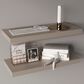 Hearth and Haven 32" Floating Wall Shelf in Taupe (Set of 2), , large