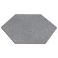 Soho Studio Casterly Rock Gris 9" x 10" Hexagon Porcelain Tile, , large