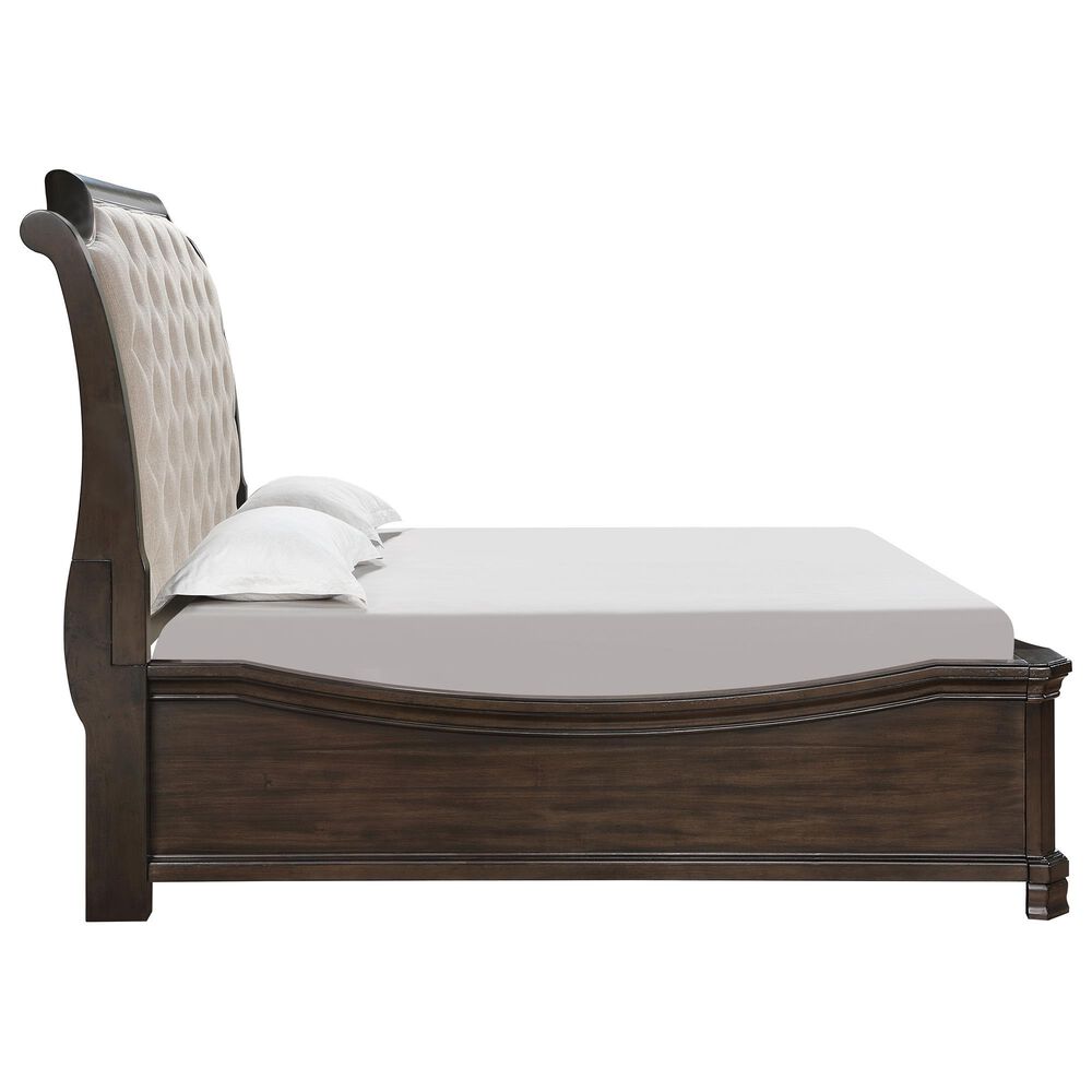 New Heritage Design Lyndhurst 5-Piece Queen Bedroom Set in Walnut Brown, , large