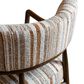 Furniture of America Premier Accent Chair in Malted Linen Stripe, , large