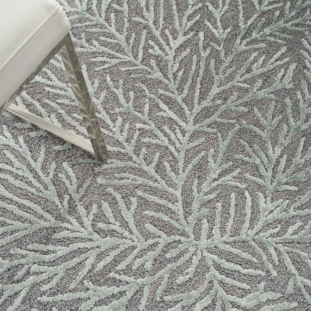 Nourison Ma30 Star 5&#39;3&quot; x 7&#39;3&quot; Slate and Teal Area Rug, , large
