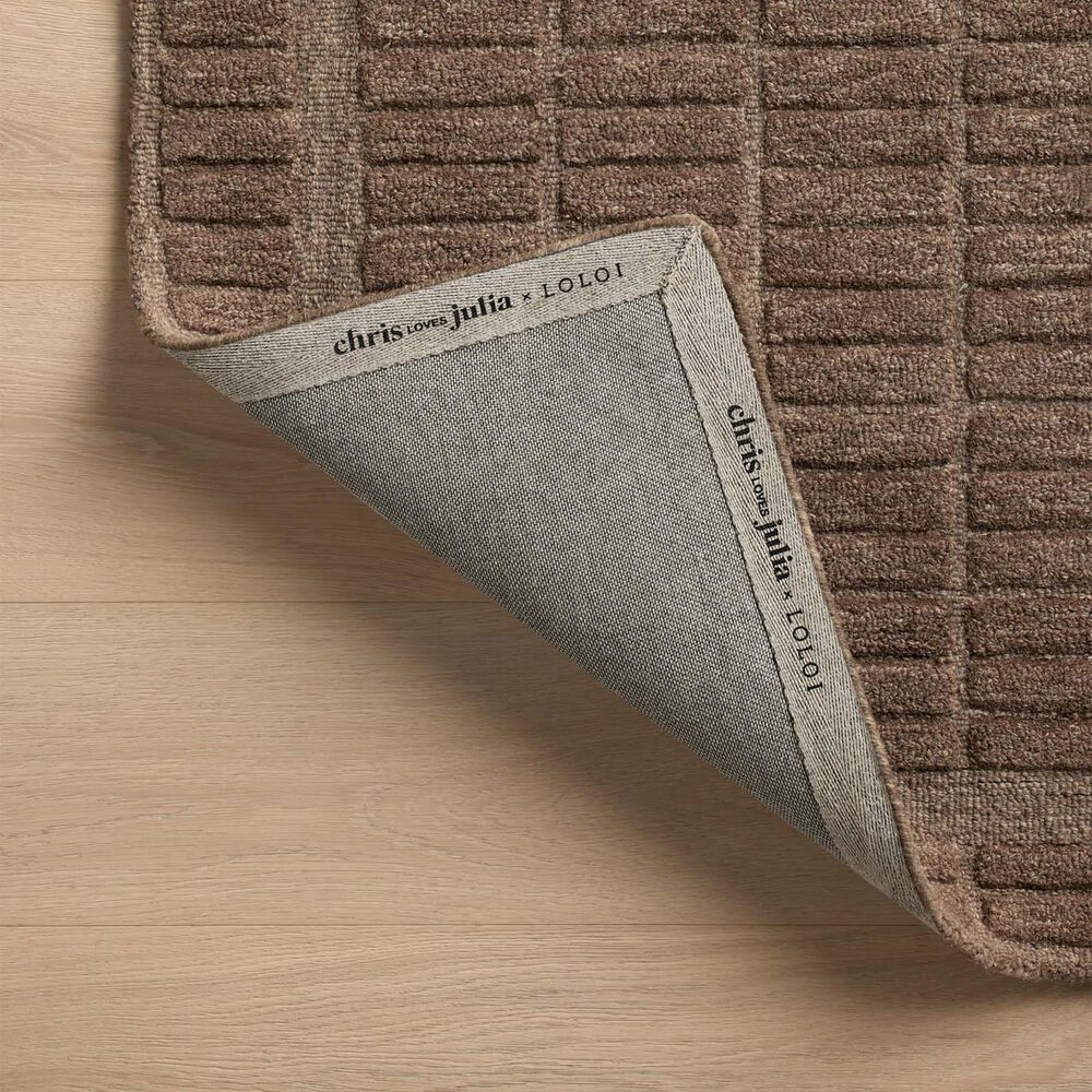Chris Loves Julia x Loloi Bradley 8&#39;6&quot; x 11&#39;6&quot; Cocoa Area Rug, , large