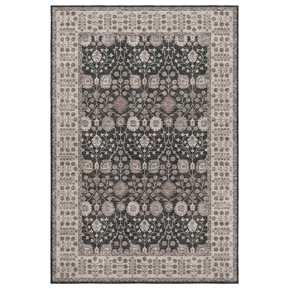 Dalyn Rug Company Hatay HY8 5" x 7"6" Black Area Rug, , large