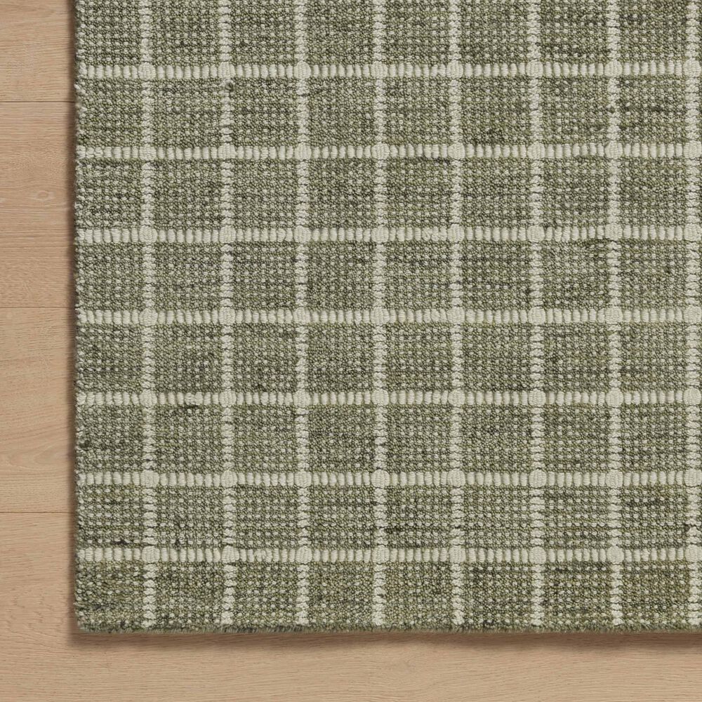 Amber Lewis x Loloi Cedar 4&#39; x 6&#39; Olive and Ivory Area Rug, , large