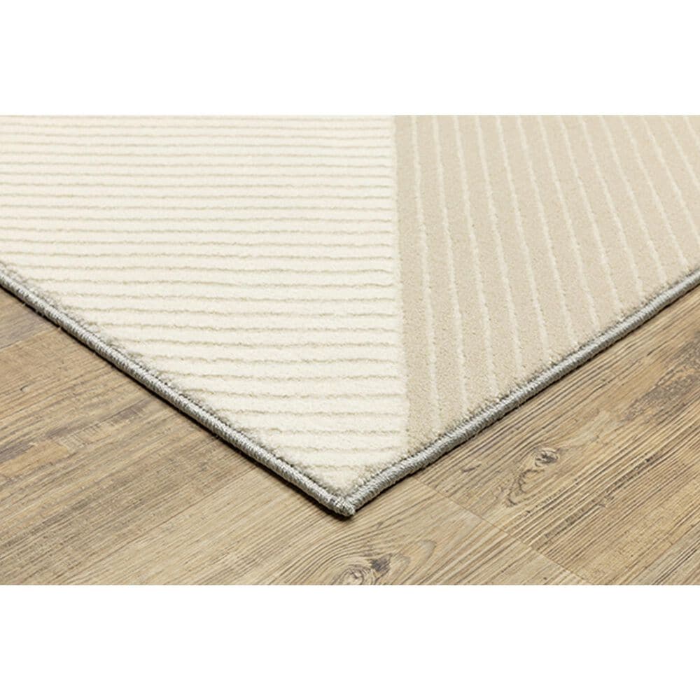 Oriental Weavers Raylan RAY07 5&#39;3&quot; x 7&#39;6&quot; Ivory Area Rug, , large