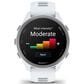 Garmin Forerunner 170 Music Smartwatch 42mm Whitestone Case with Whitestone and Cloud Blue Silicone Band, , large