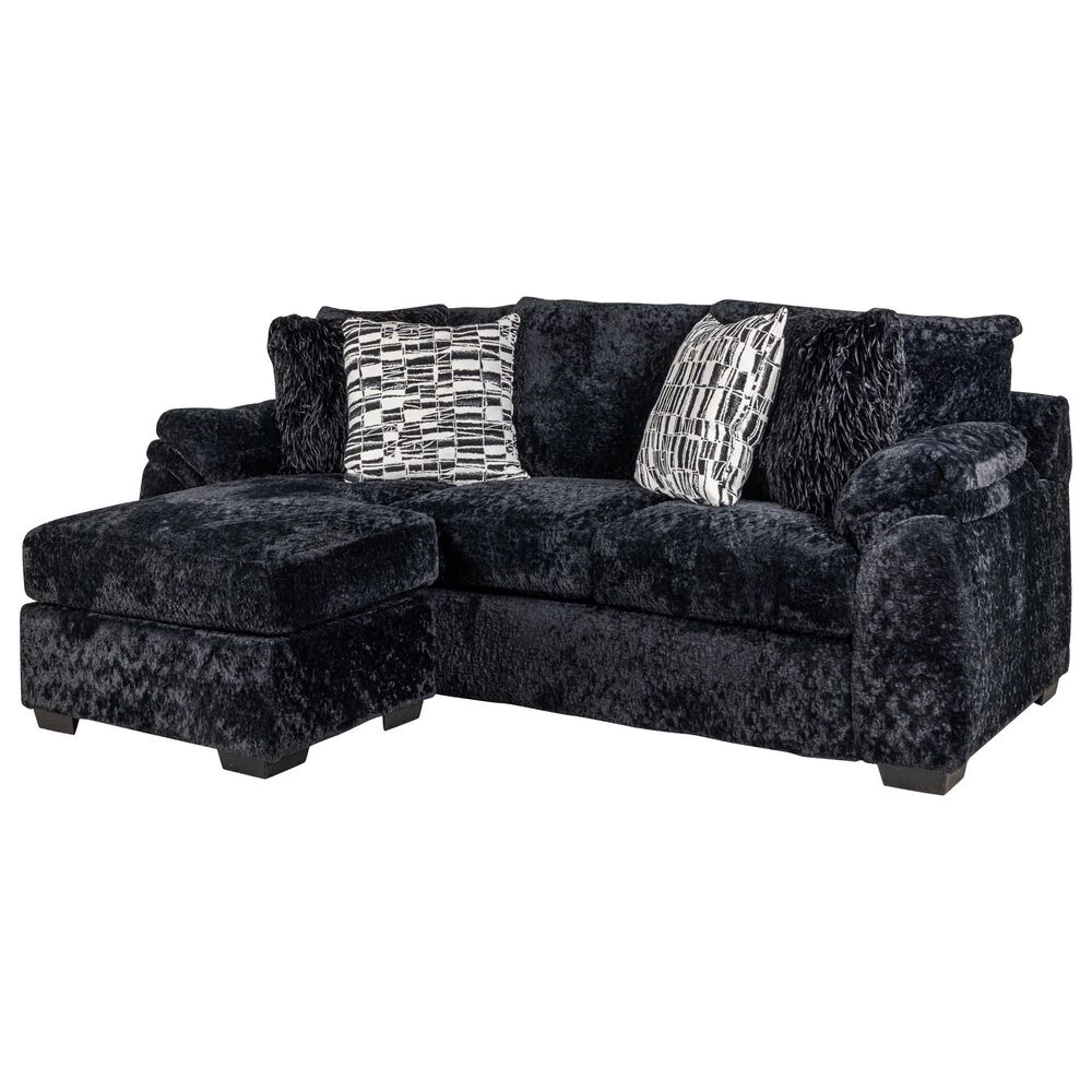 Maple + Main Stationary Sofa in Black, , large