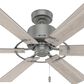 Hunter Gilrock 52" Ceiling Fan in Matte Silver, , large