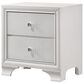 Crown Mark Lyssa 2-Drawer Nightstand in Frost, , large