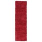 Safavieh August Shag AUG200Q 2" x 7" Red Runner, , large