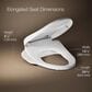 Kohler PureWash E590 Elongated Bidet Toilet Seat in White, , large