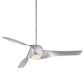 Minka-Aire Artemis 58" Smart Celling Fan with LED Light in Silver, , large