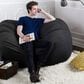 Jaxx 5.5" Lounger Bean Bag Loveseat in Black, , large