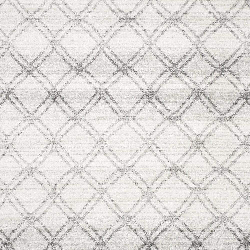 Safavieh Adirondack ADR105P-4SQ 4&#39; x 4&#39;  Silver/Charcoal Square Rug, , large