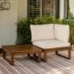 Linon Home Decor Skypark 2-Piece Outdoor Conversation Set in Teak Oil, , large