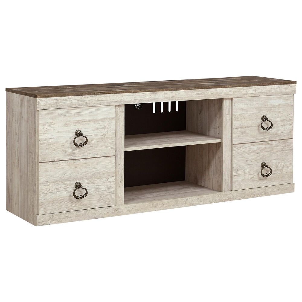 Ashley Willowton 60" TV Stand in Whitewash, , large