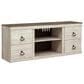 Ashley Willowton 60" TV Stand in Whitewash, , large