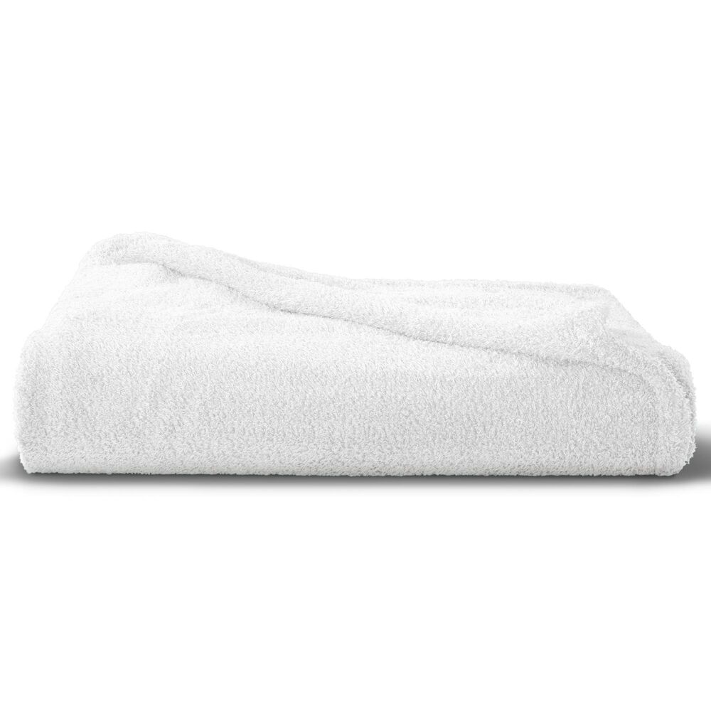 J. Queen New York Cozy 50" x 70" Throw in White, , large