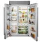 Sub Zero 29.1 Cu. Ft. Classic Side-By-Side Refrigerator with Tubular Handle in Stainless Steel, , large