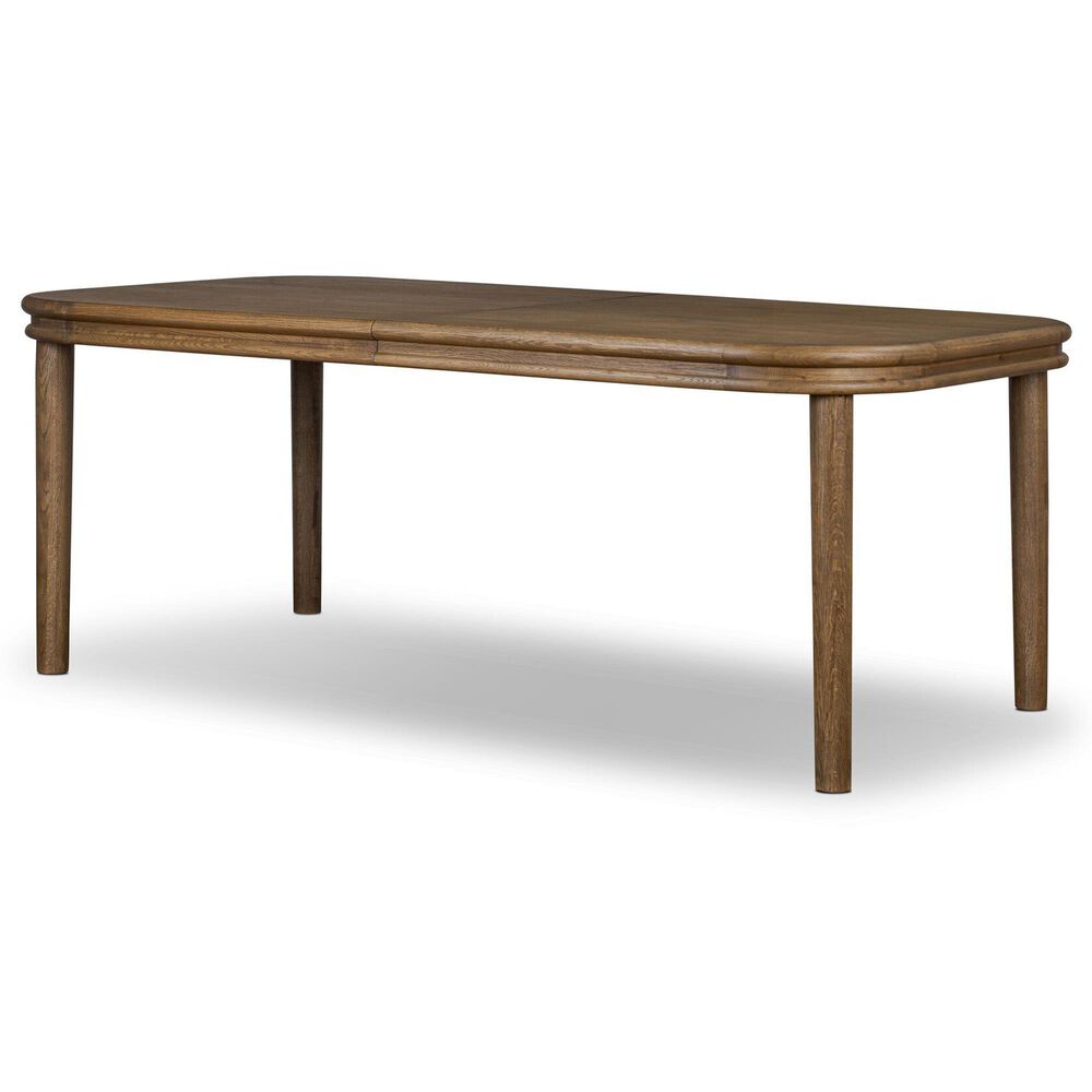Four Hands Florent Extension Dining Table in Amber - Table Only, , large