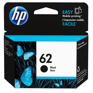HP 62 Black Ink Cartridge, , large