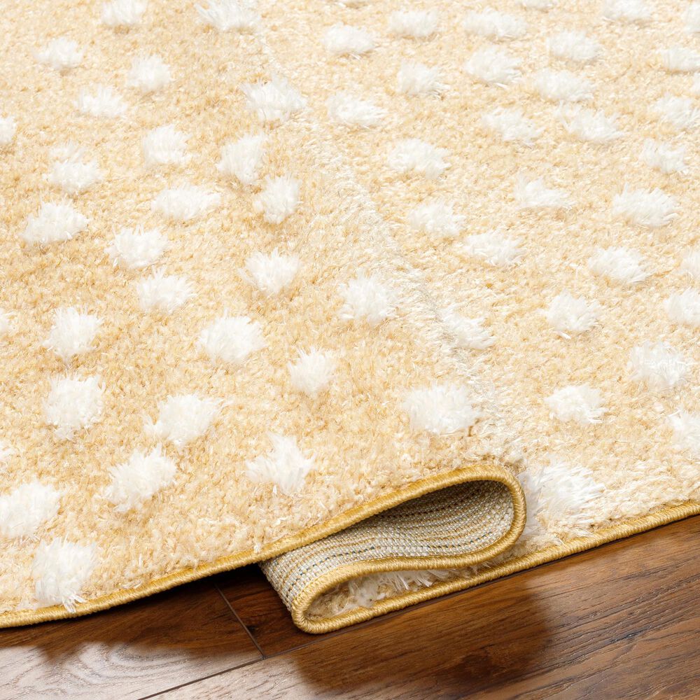 Surya Rodos RDO2351 6&#39;7&quot; x 9&#39; Mustard, White, Peach Area Rug, , large