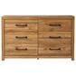 Ashley Pasklyn 6-Drawer Dresser in Rich Honey Brown, , large