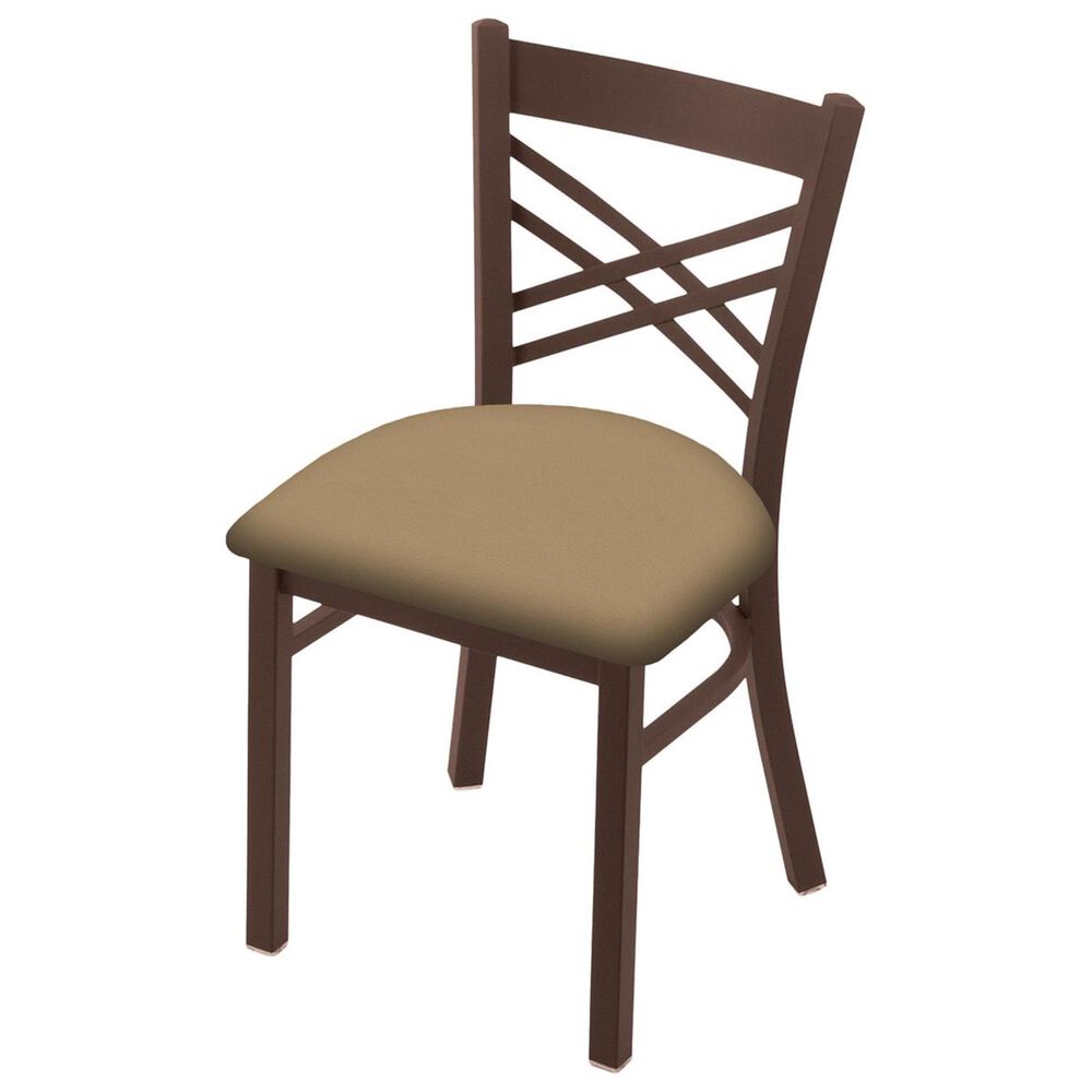 Holland Bar Stool 620 Catalina 18" Chair with Bronze and Canter Sand Seat, , large