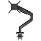 Manhattan Mechanical Spring Single Monitor Desk Mount in Black, , large