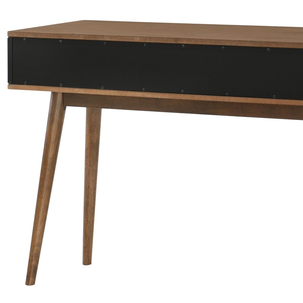 Armen Living Amigo Console Table in Black and Walnut, , large