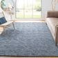 Safavieh Micro-Loop 10" x 14" Dark Blue and Ivory Area Rug, , large