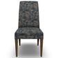 Best Home Furnishings Odell Side Chair with Forest Cushion in Dark Walnut, , large