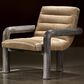 Bernhardt Bowie Leather Chair in Tan, , large