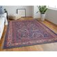 Feizy Rawlins 3"11" x 6" Navy and Multicolor Area Rug, , large