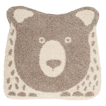 Nourison Hudson DWS01 4" x 4" Light Gray Kids Rug, , large