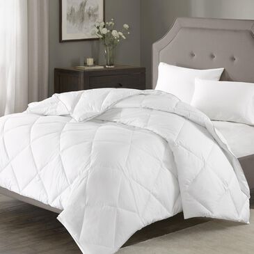 Hampton Park 1000 Thread Count Cotton Rich Full/Queen Down Alternative Comforter in White, , large