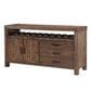 Davis International Rustic Sideboard in Brown Wire Brushed, , large