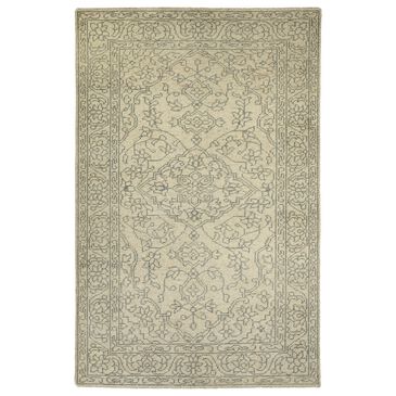 Kaleen Rugs Herrera 5"6" x 8"6" Linen, Grey, Ivory and Light Brown Area Rug, , large