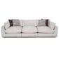 Moore Furniture Pollock 3-Piece Stationary Symmetrical Sectional in Linwood Linen, , large