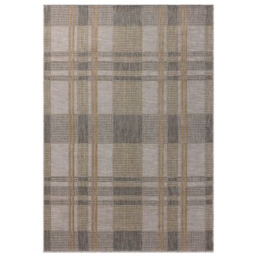 Loloi Birch 7"10" x 10" Bone and Gold Indoor/Outdoor Area Rug, , large