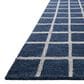 Chris Loves Julia x Loloi Polly 2" x 5" Navy and Silver Runner, , large